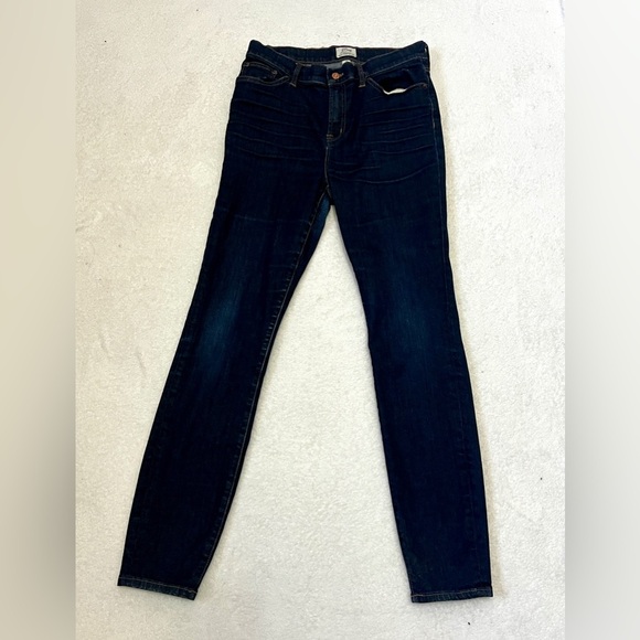 J. Crew Dark Wash Lookout High Rise Skinny Jean - Size 29 - Picture 2 of 10